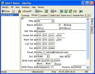 Identity Editor