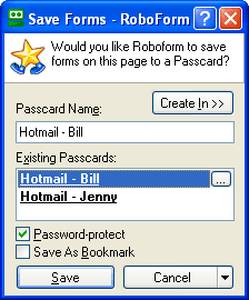 发给Roboform的官方使用教程