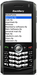 RoboForm for BlackBerry