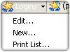 Logins Menu