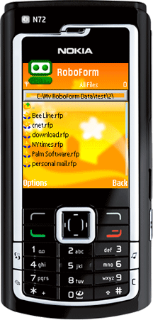 RoboForm for Symbian Phones
