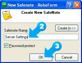 Choose a new name for your Safenote