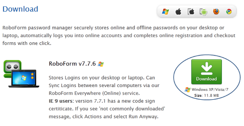 Click the Download button