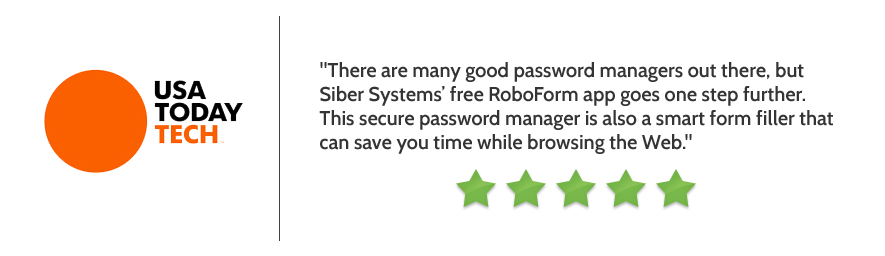 Roboform USA Today Review