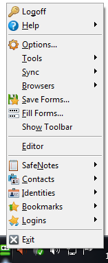 RoboForm Taskbar Icon