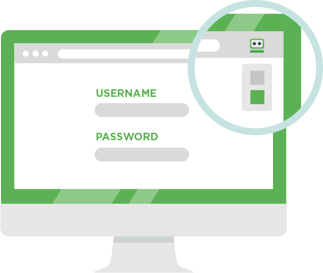 Image of password management windows.