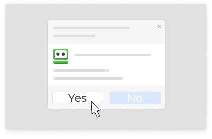 Click Yes on Windows prompt.