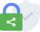 secure sharing icon