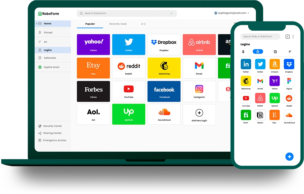 Password Manager across different platforms, systems and devices