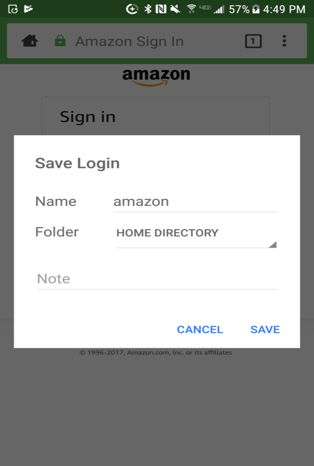 How to Manually Save a Login