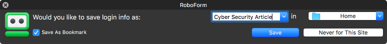 RoboForm Browser