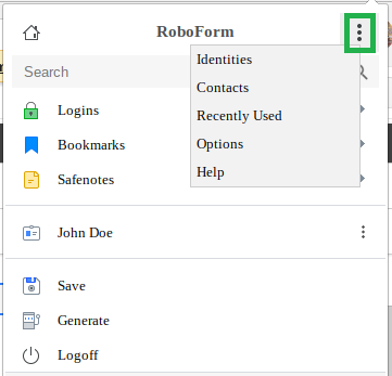 roboform for chrome troubleshooting