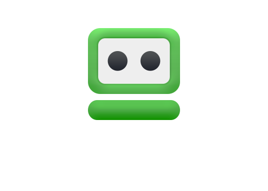 RoboForm password manager white alternative logo.