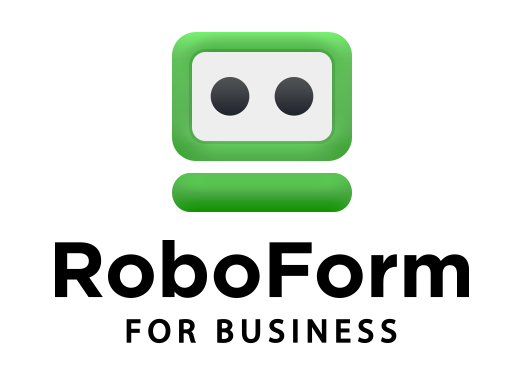 RoboForm password manager for business color alternative logo.