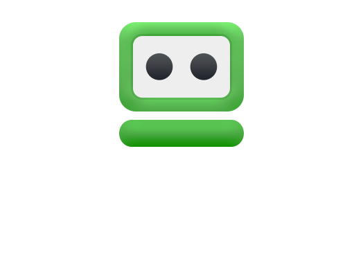 RoboForm password manager for business white alternative logo.
