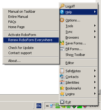 Renew RoboForm Everywhere